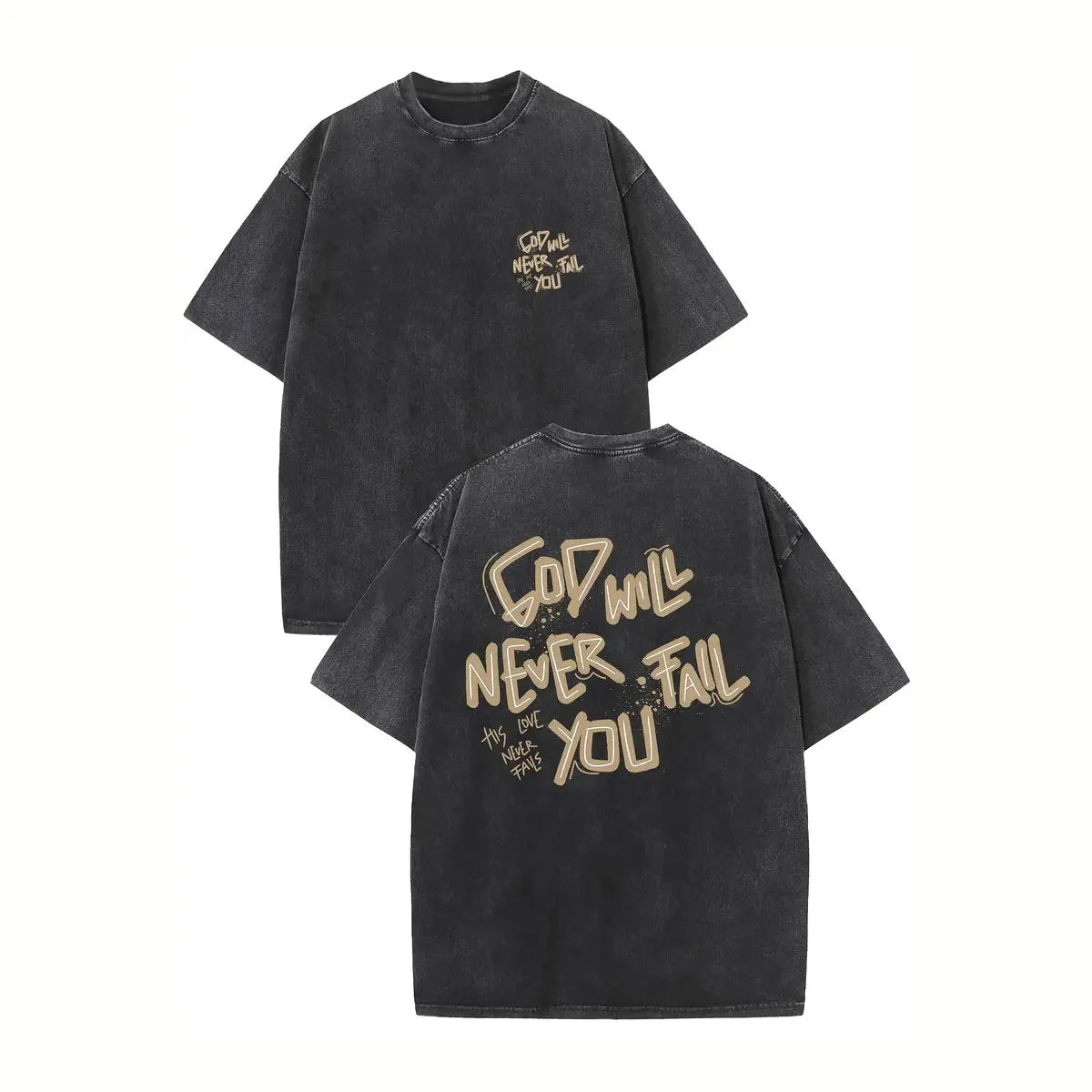 Black Heavyweight Vintage Oversized T-Shirt