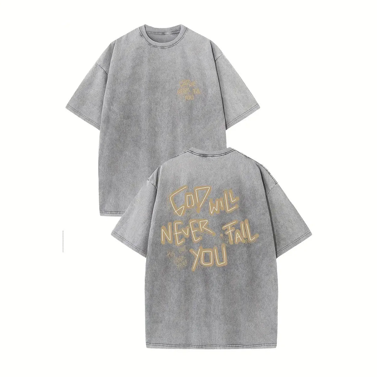 Grey Heavyweight Vintage Oversized T-Shirt